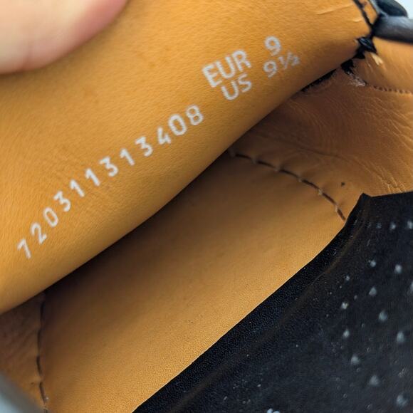 Mephisto Cap Vert Penny Loafer Shoes Men's Black Leather Size US9.5 EU42.5 - Picture 6 of 14